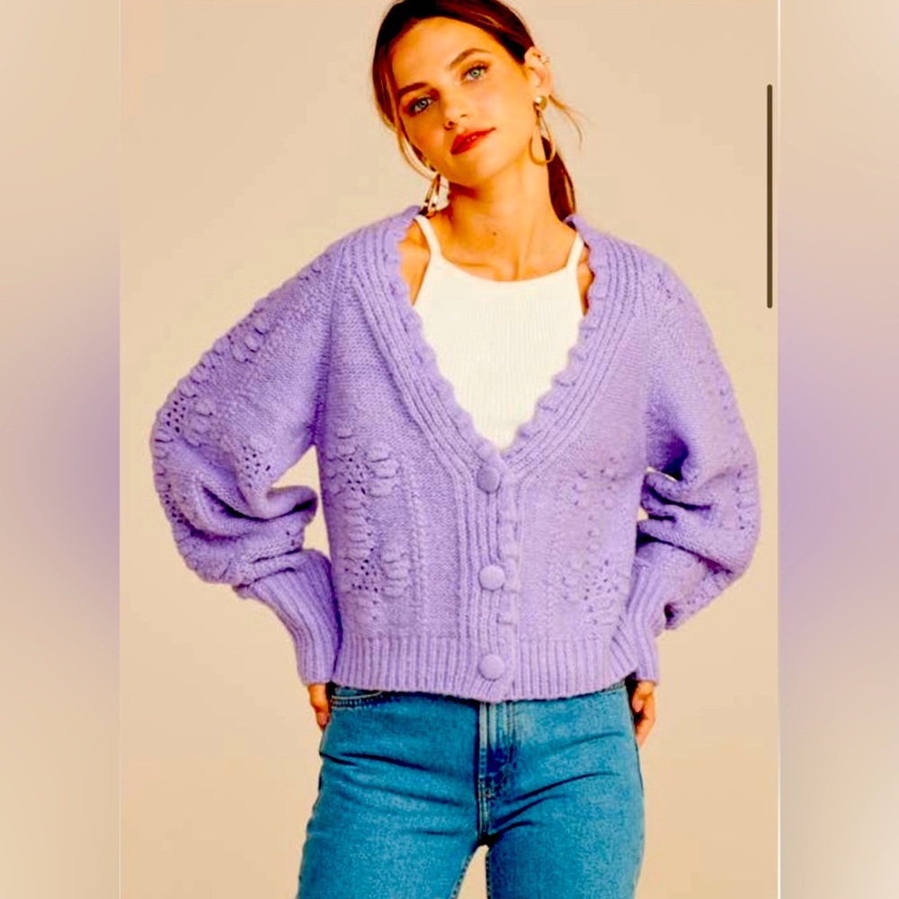 HOST PICK 🎉 NWT. Retail $60. Lush Purple sweater 💜